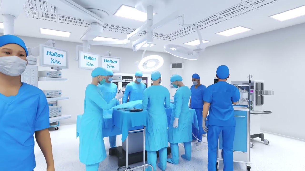 Halton Vita OR Space – turnkey ventilation for ultra-clean, energy-efficient operating rooms