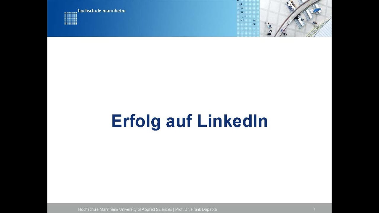 Erfolg auf LinkedIn