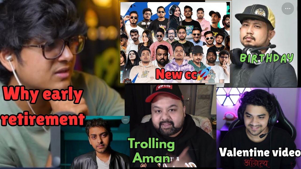 Mortal on his early retirement🔥goldy bhai trolling aman😂 mercy birthday🥳 New cc announcement🤯✅