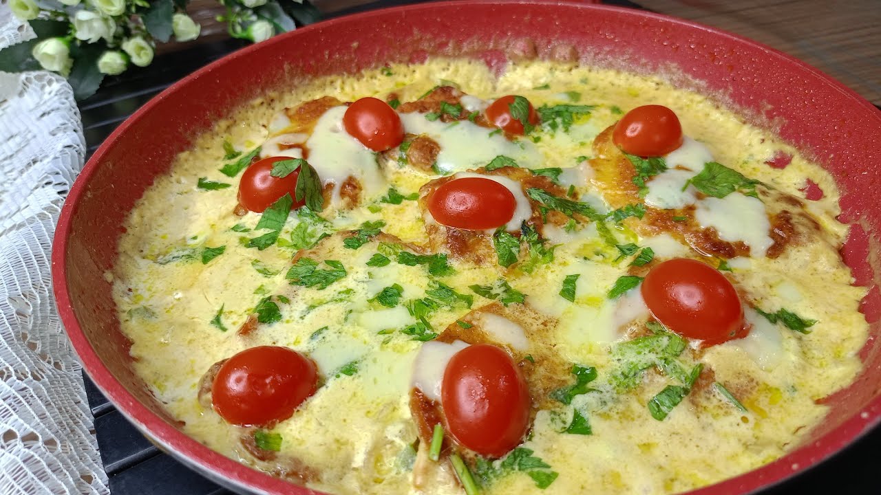 O MELHOR FRANGO AO MOLHO DE QUEIJO QUE VOCÊ VAI PROVAR!