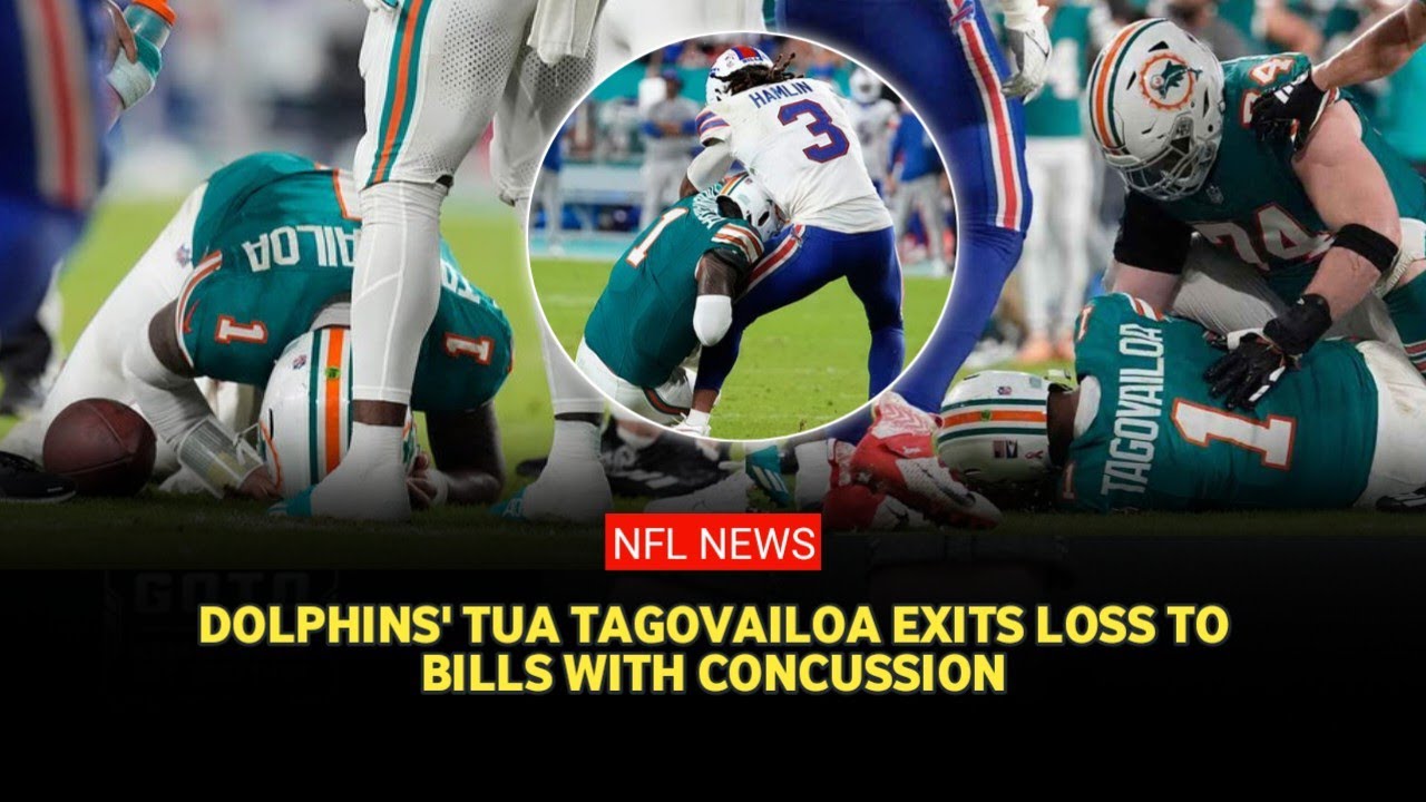 Tua Tagovailoa suffers third concussion in NFL career