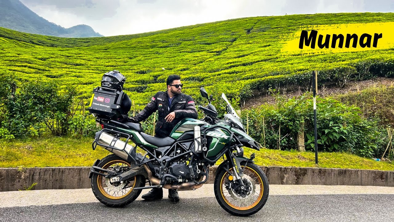 SOUTH INDIA RIDE 2025 Ep.09 Munnar from Kodaikanal | Riding to Munnar with New 2025 Benelli TRK 502X
