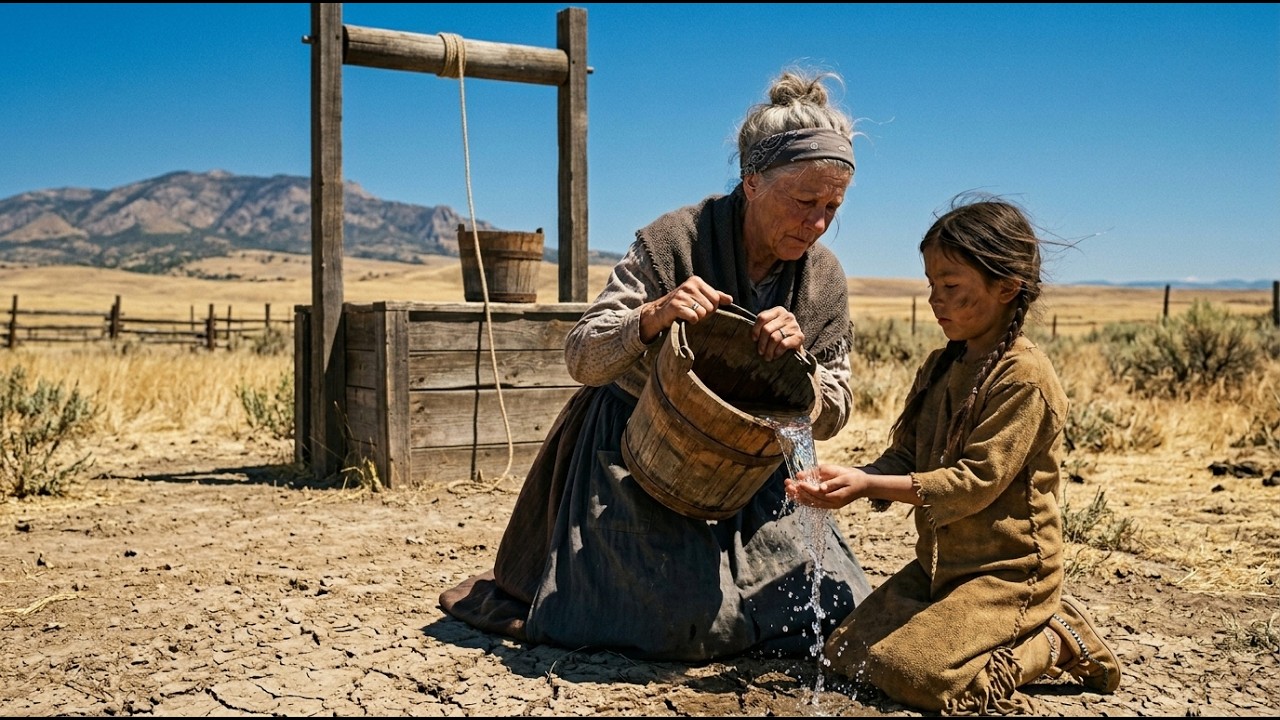 Поскольку дождя не предвиделось, вдова поделилась своим последним ведром воды с ребёнком из племе...