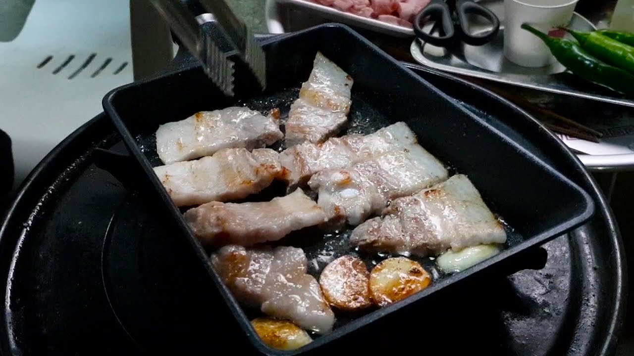 [먹방극장]삼겹살 먹방~ pork belly mukbang eating show
