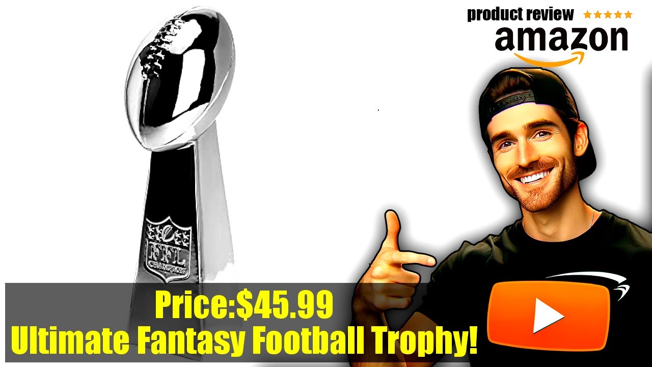 Buy Fantasy Football Trophy - Chrome Replica Championship Trophy - First Place Winner Award for