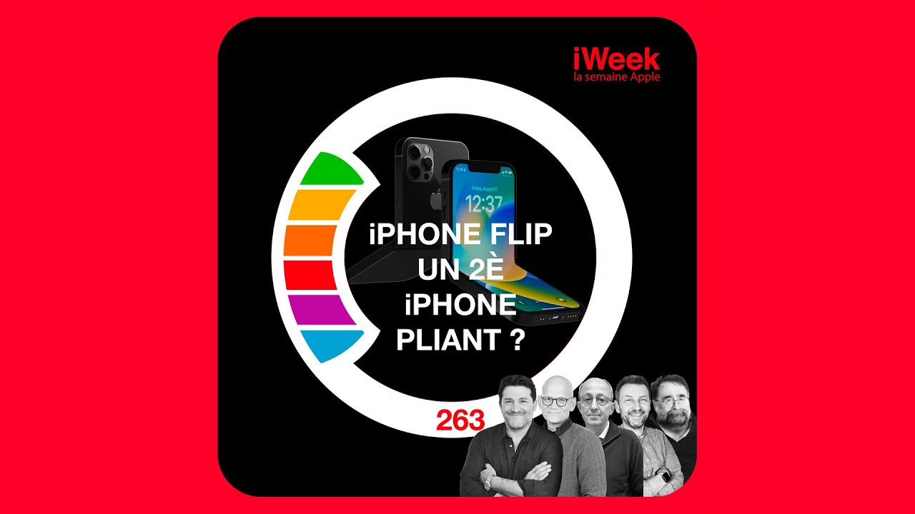 iWeek 264 | iPhone Flip, un 2è iPhone pliant en vue chez Apple ?