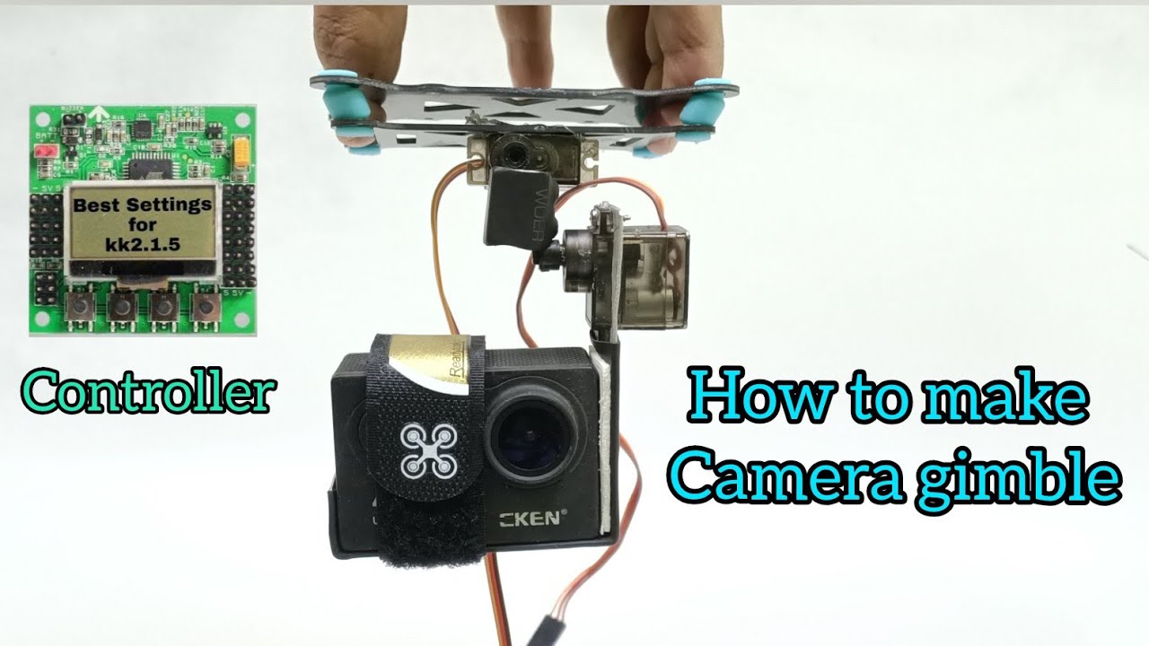 How to Make Drone Camera Gimble using Kk2.1.5 Board 