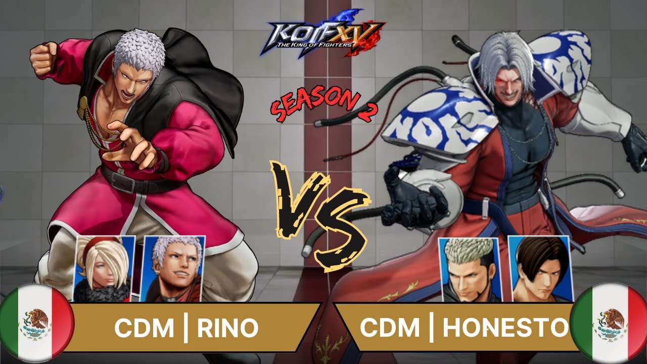 KOF XV 🌪️ CDM RINO (O.Yashiro/Yashiro/Ash) vs CDM HONESTO (Rugal/Goenitz/Kim) 🌪️ Replay Match