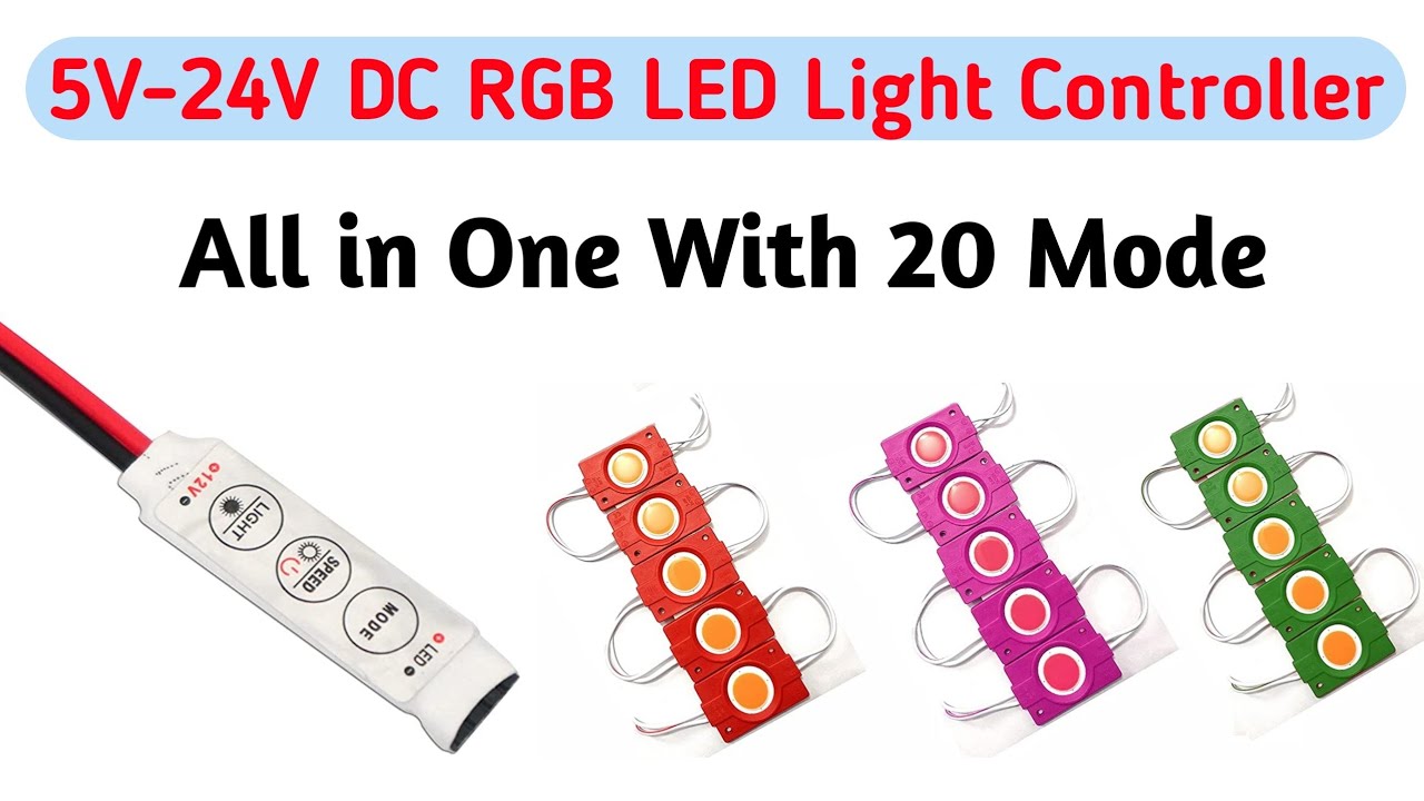 RGB LED Controller || LED Controller Circuit //12V  LED Flasher Madule