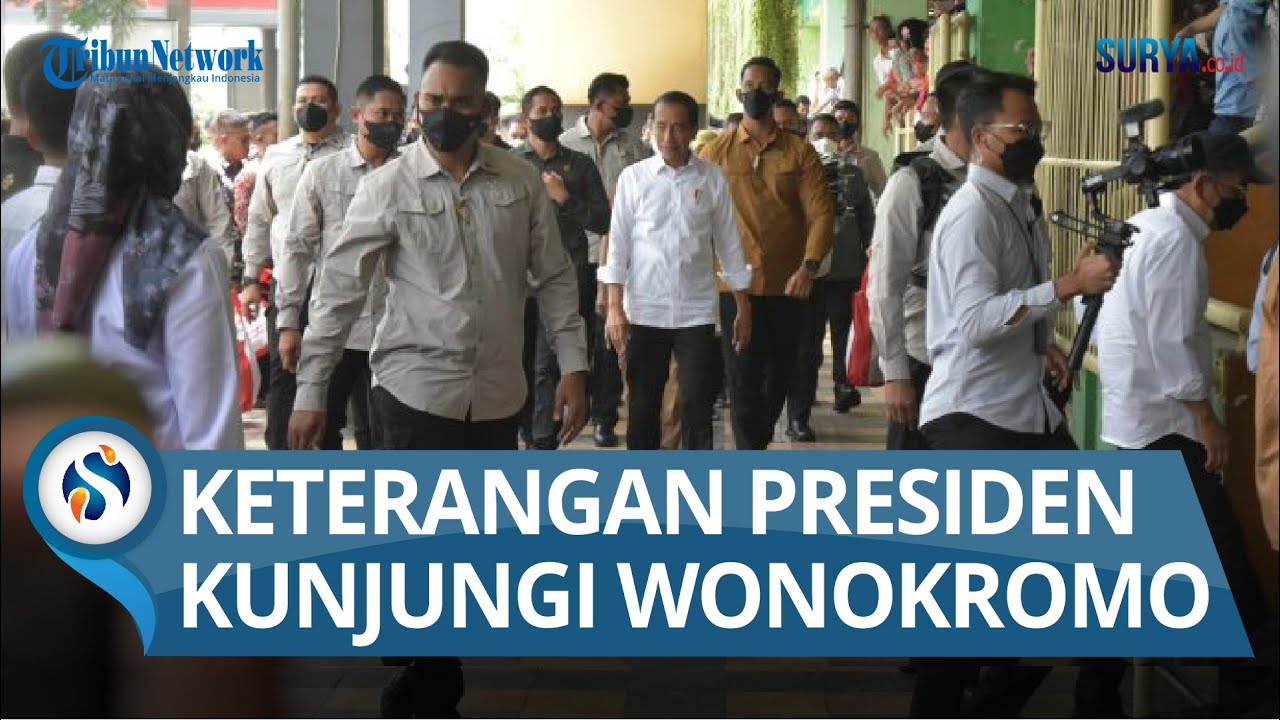Keterangan Pers Presiden Jokowi Saat Kunjungi Pasar Wonokromo, Surabaya, Sabtu (18/2)
