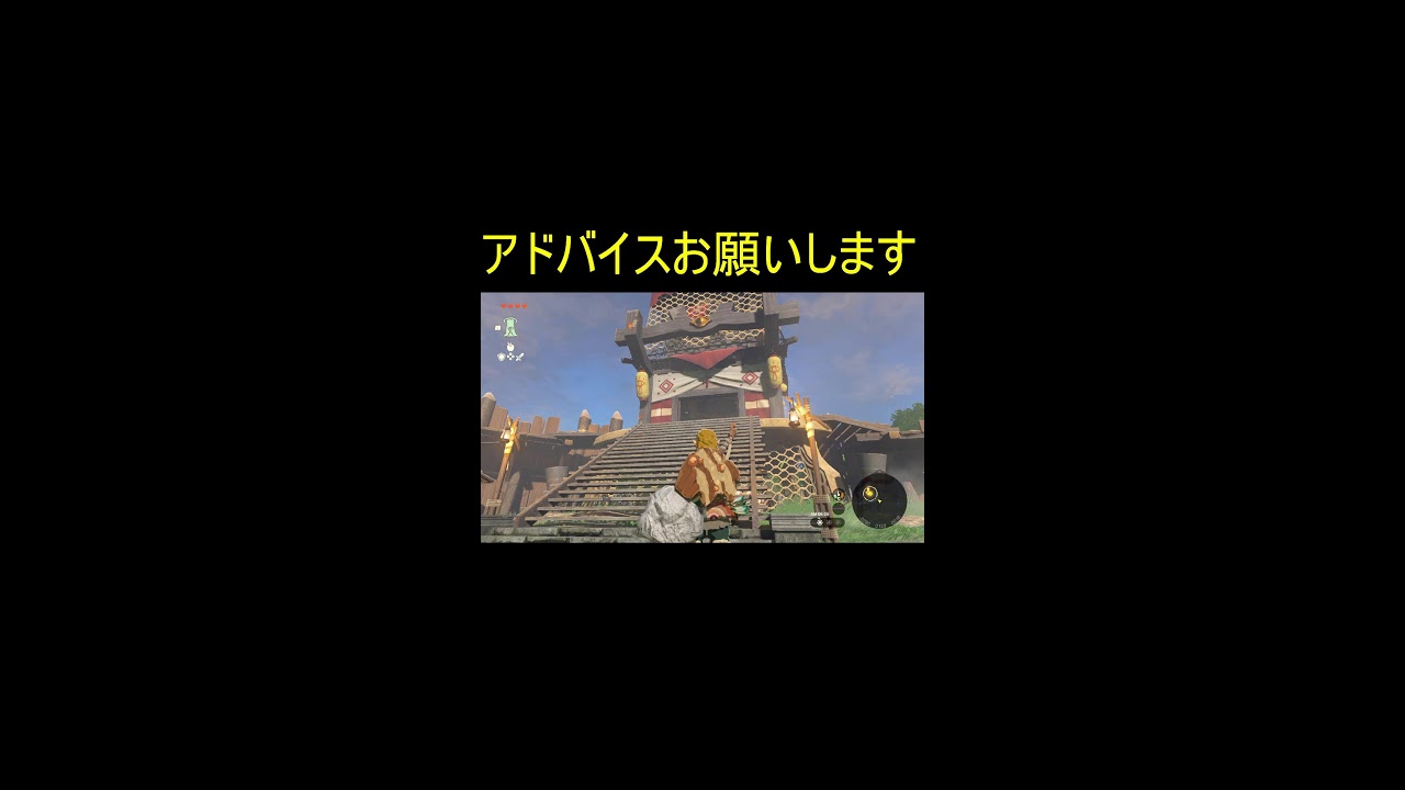 アドバイス求　ゼルダの伝説ティアーズオブザキングダム