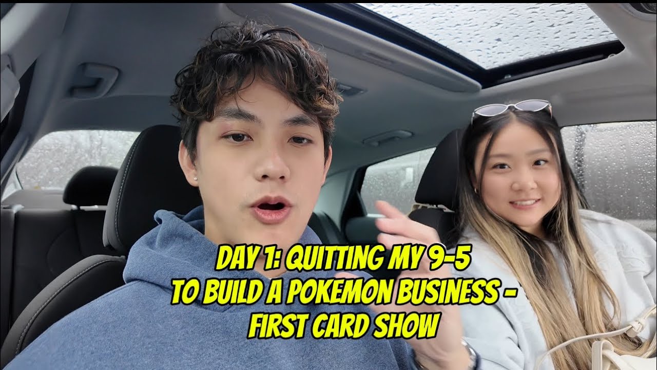 First Card Show. First Deals. First Mistakes. | Ep. 1 Quitting My 9–5 to sell Pokémon cards 