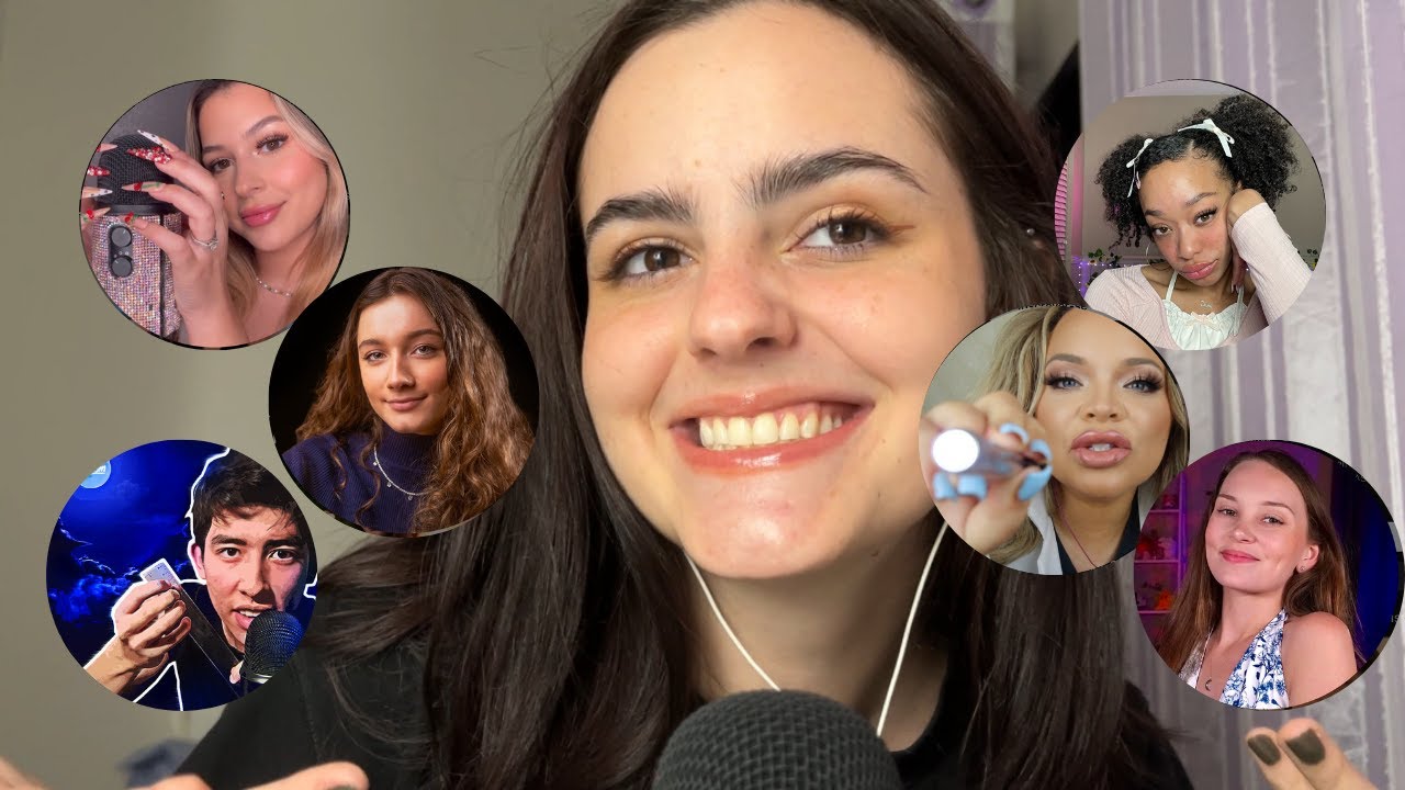 ASMR REPETINDO AS INTROS DE ASMRTISTS GRINGOS