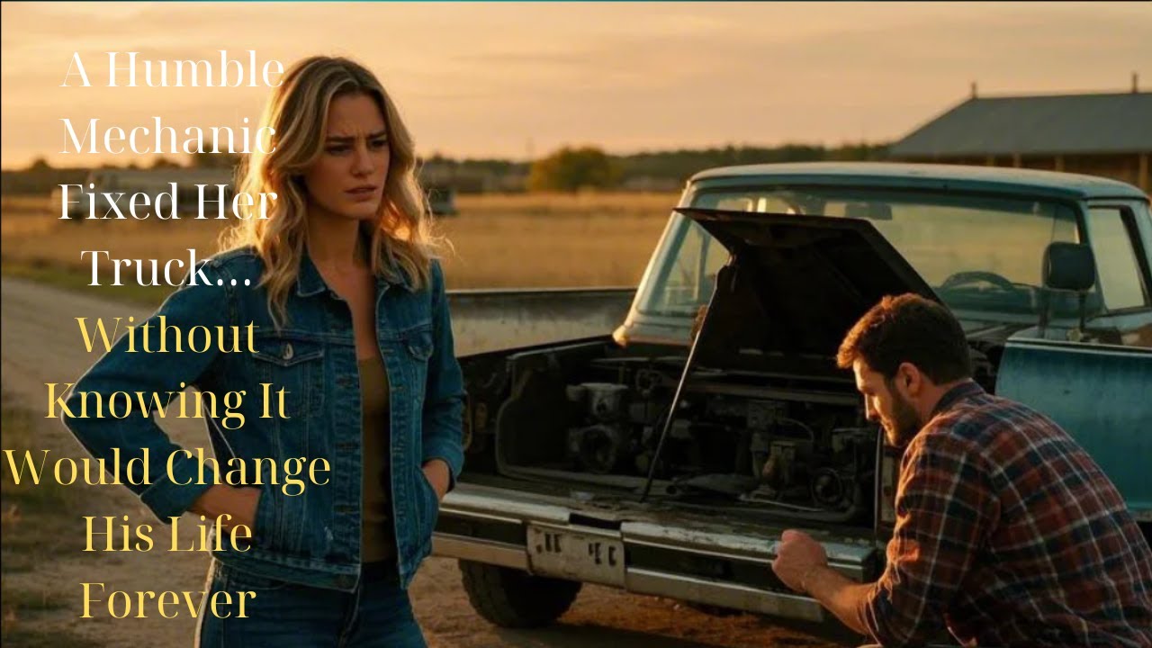 A Humble Mechanic Fixed Her Truck… Without Knowing It Would Change His Life Forever!