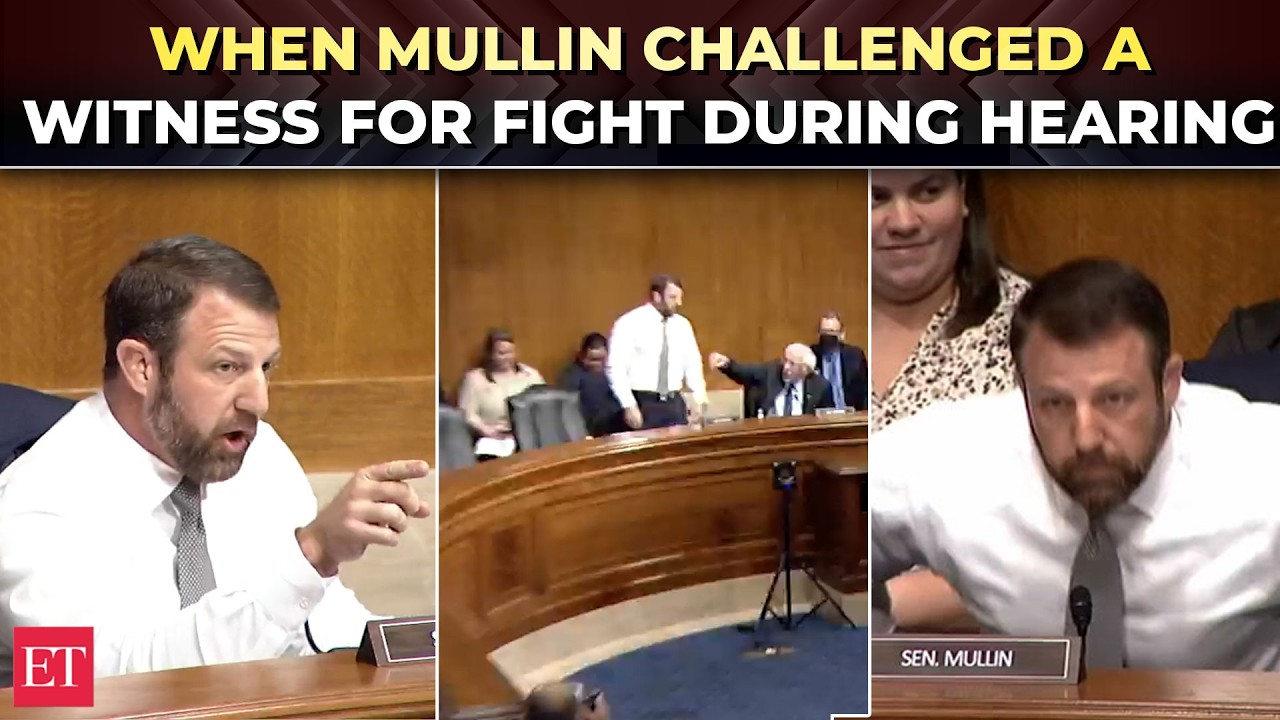 'You know where to find me': Moment when Mullin challenged a witness for fight during Senate hearing