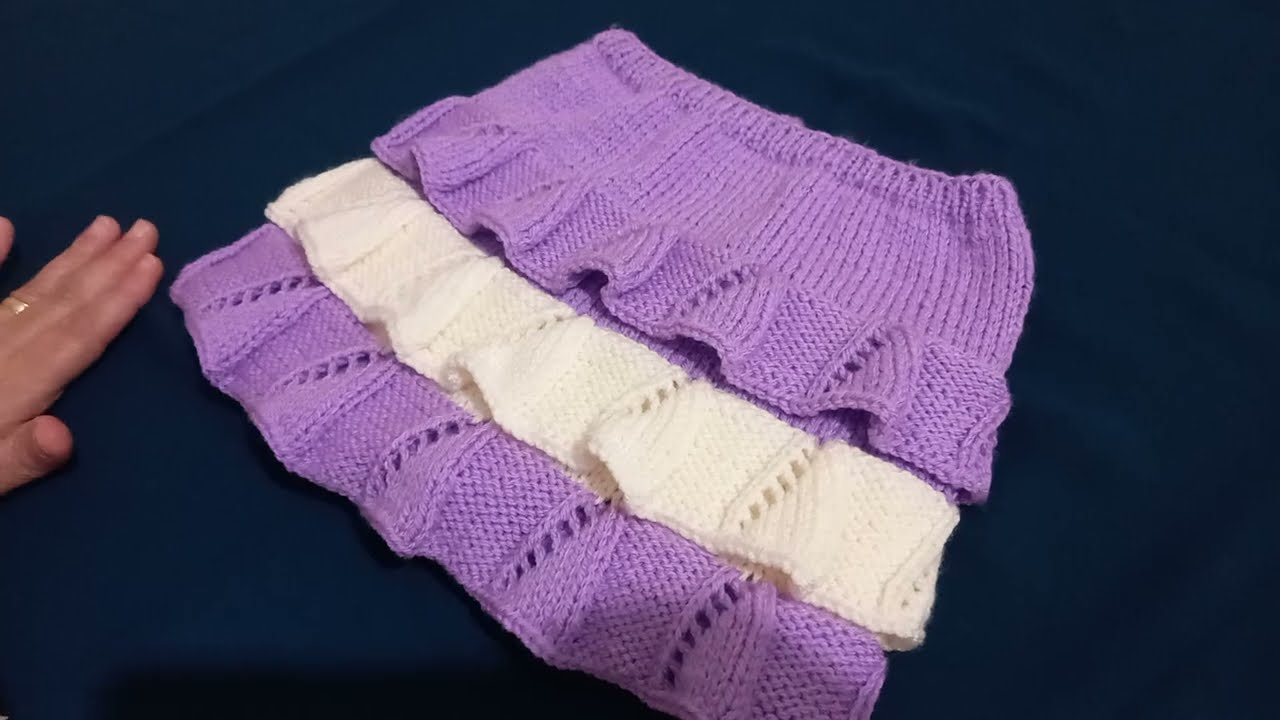 Юбка с рюшами ручной работы своими руками