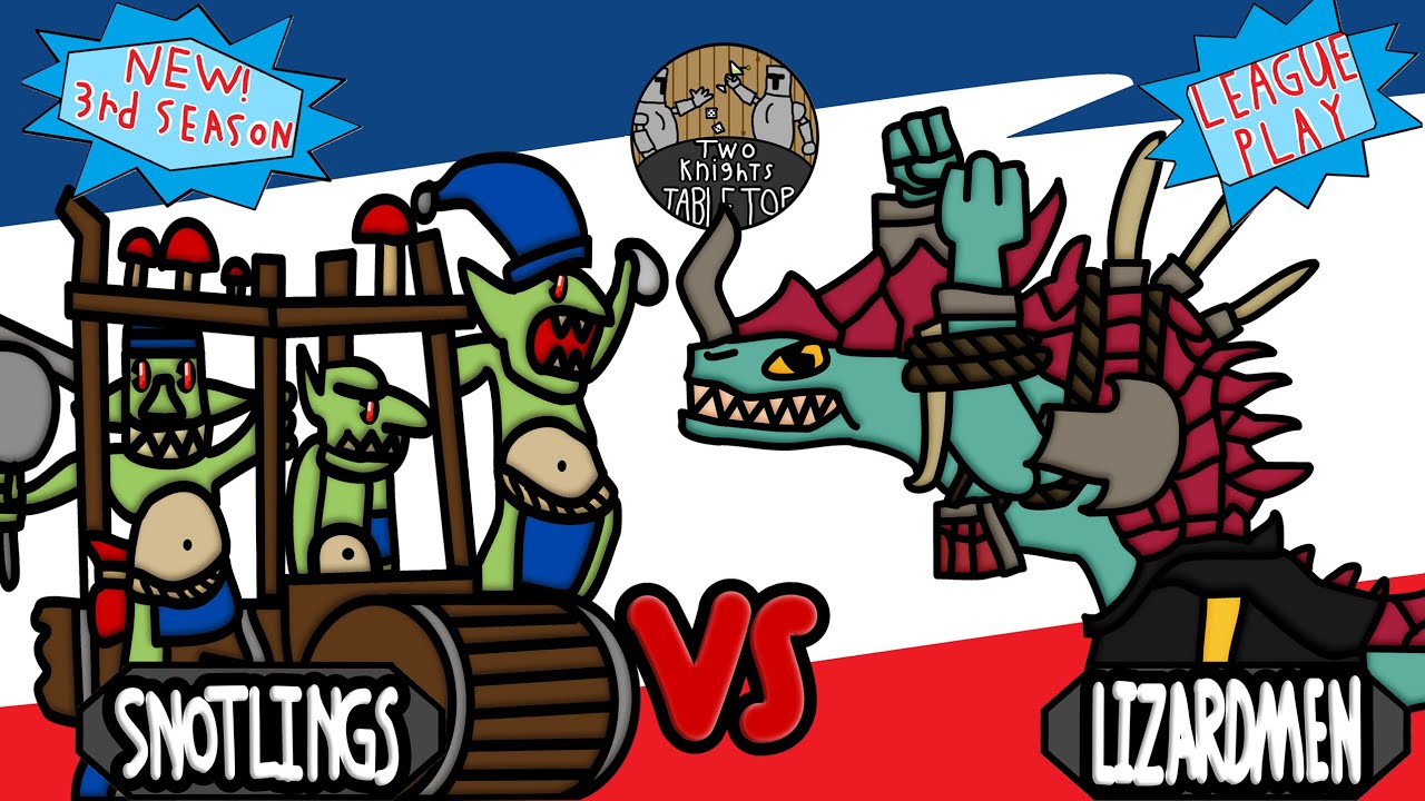 Do Lizardmen Need a Nerf? (Snotlings VS Lizardmen) blood bowl season 3 gameplay