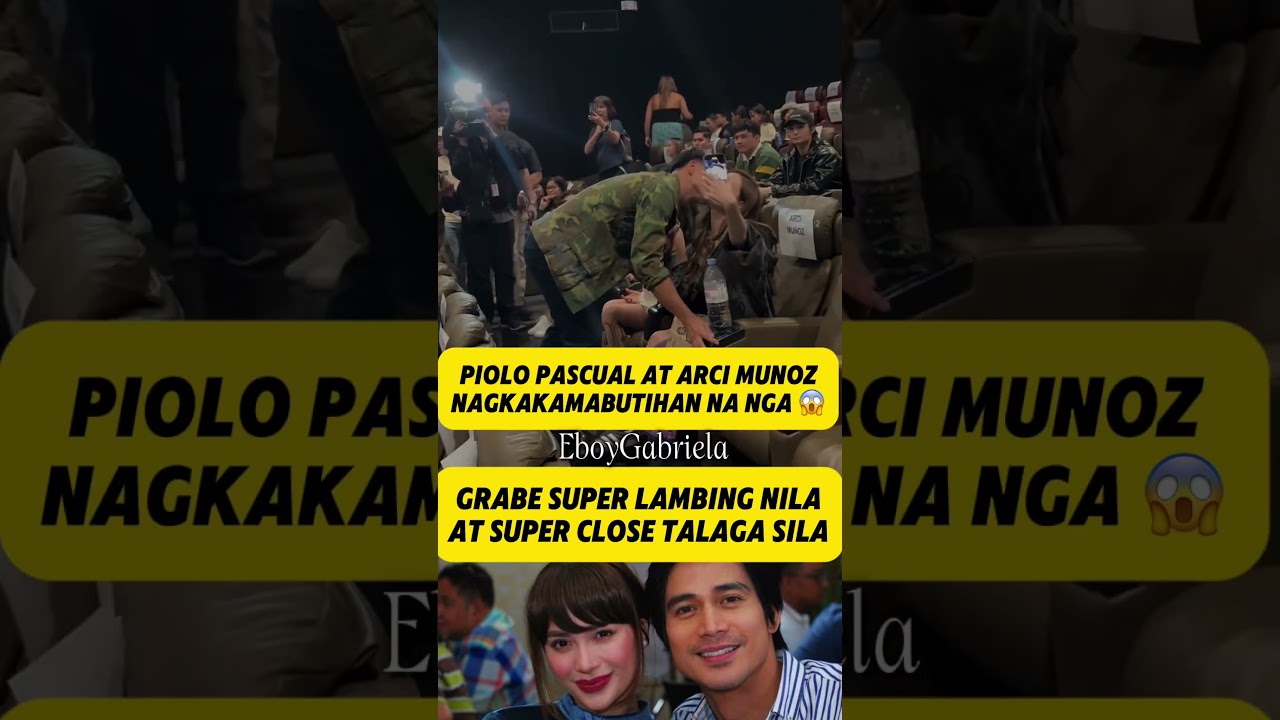 Piolo pasqual at arci munoz parang mag jowa talaga