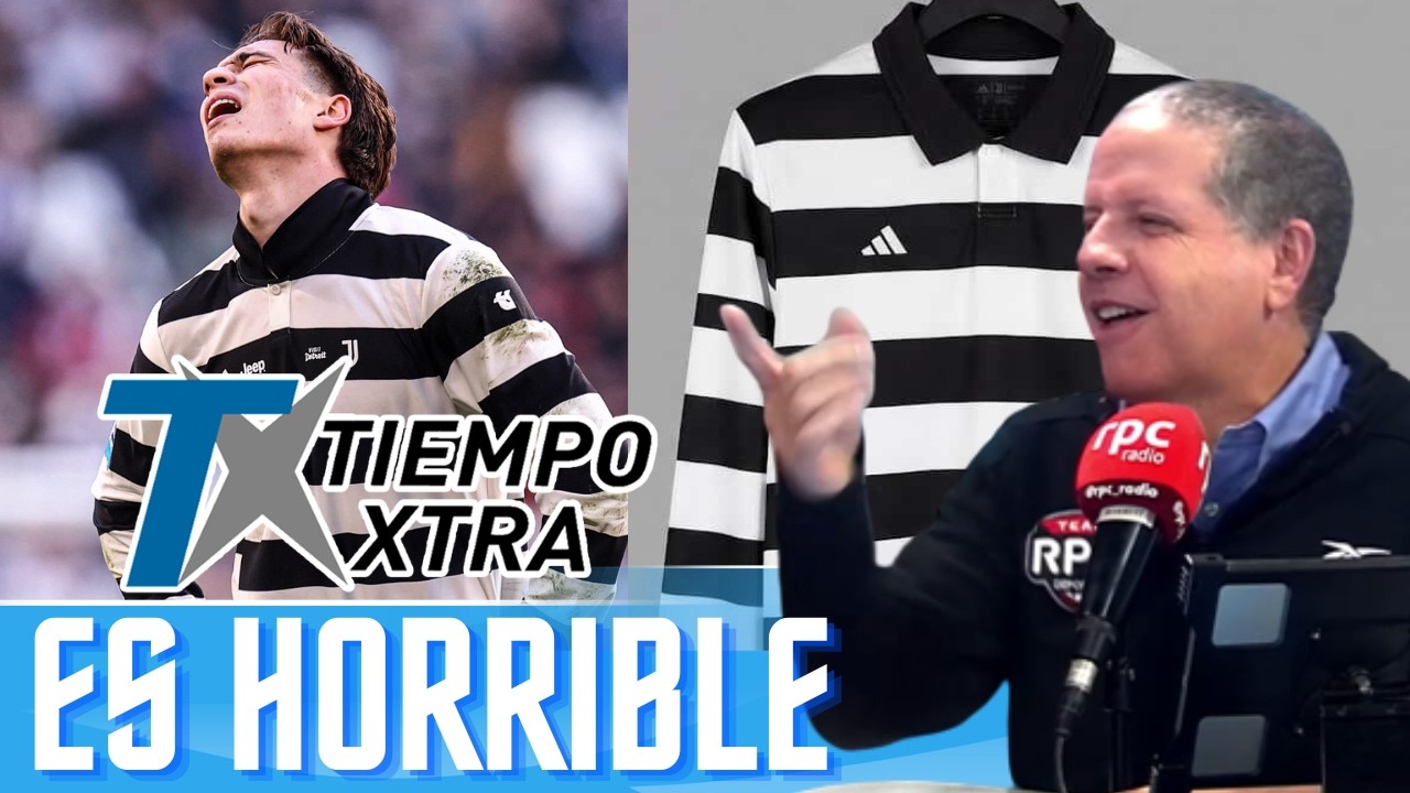 NUEVA CAMISETA DE LA JUVE ENCIENDE LA POLÉMICA Y SAMUDIO NOS DA SU OPINIÓN