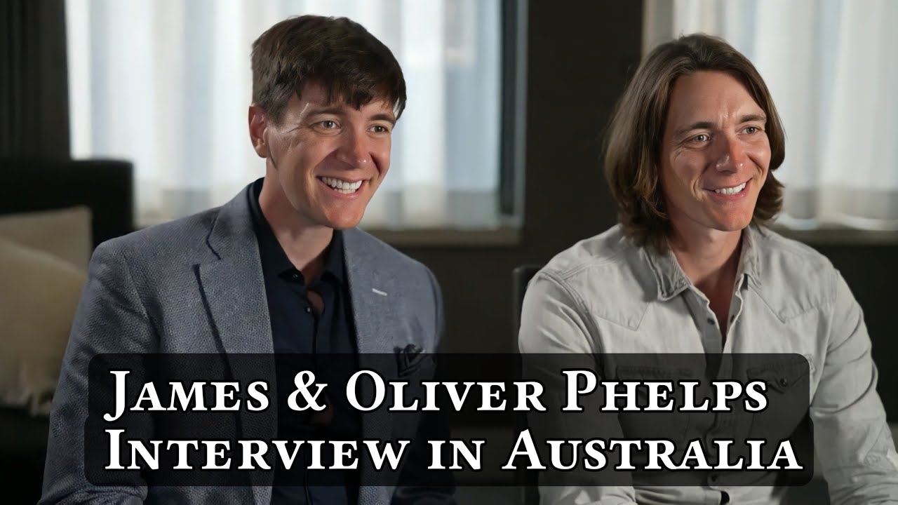 James and Oliver Phelps Exclusive Interview 2022 (Australia)