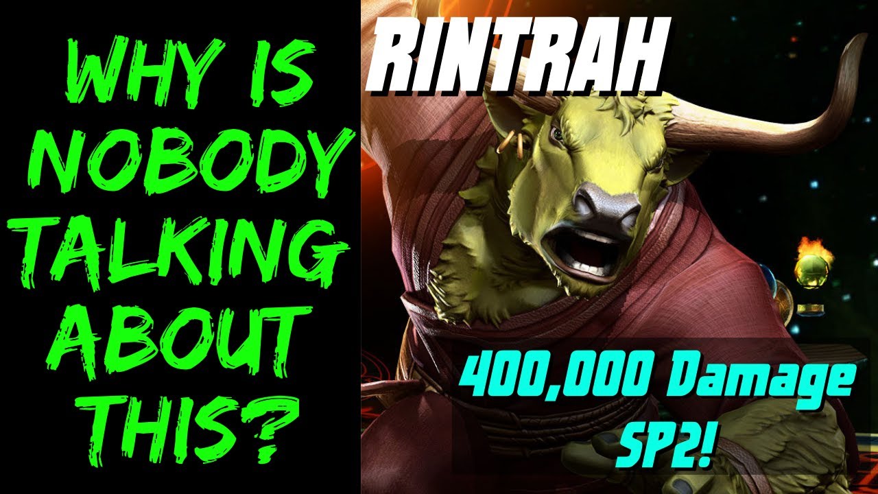Rintrah does 400K Damage on SP2? Why are we not talking about this? MCOC Marvel Contest of Champions