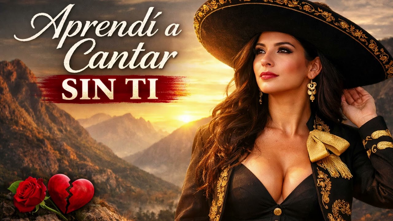 Aprendí a Cantar Sin Ti | Ranchera Femenina de Superación 💔🌹 Canción Para Mujeres Fuertes