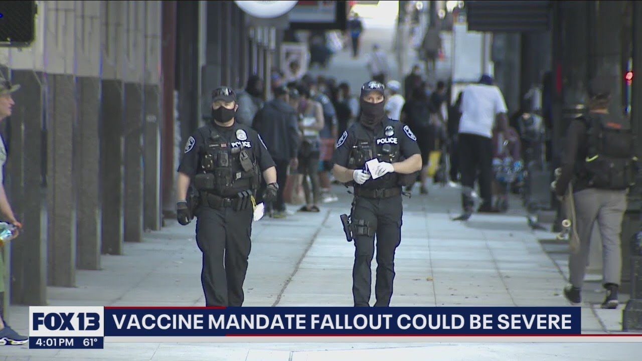 Fallout from state vaccine mandate deadline could be severe | FOX 13 Seattle