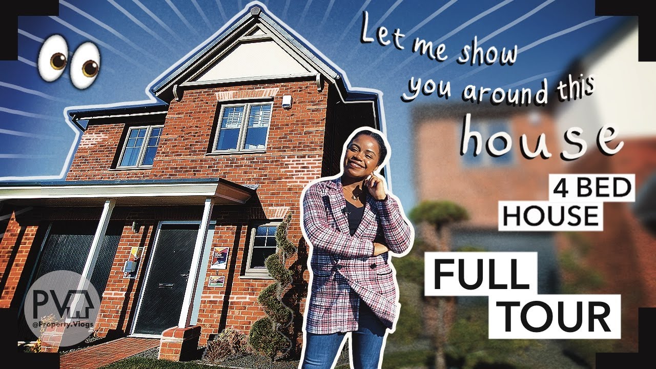 Touring a FANTASTIC 4Bed New Build House Tour UK | £300K Property | Avant Homes The Holbury ShowHome
