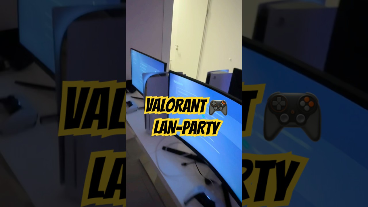 Rufe deine Jungs an und plane eine LAN-PARTY! Das macht so viel Spa&szlig;! ❤️ #shorts #gaming #lanparty