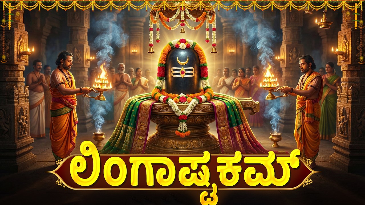 ಲಿಂಗಾಷ್ಟಕಂ 🙏 | Lingashtakam Full Kannada | Monday Shiva Bhakti Songs Kannada