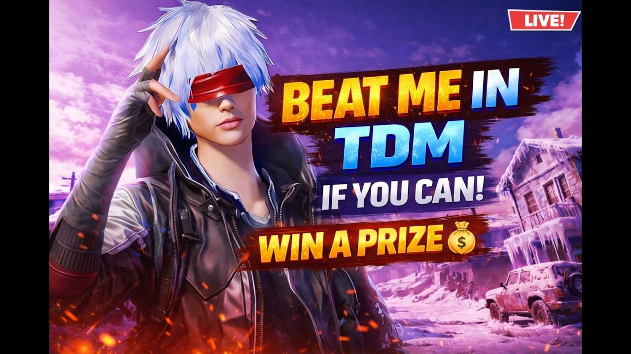 BEAT ME IN TDM IF YOU CAN | BGMI Live #bgmi #prize #room #pubg