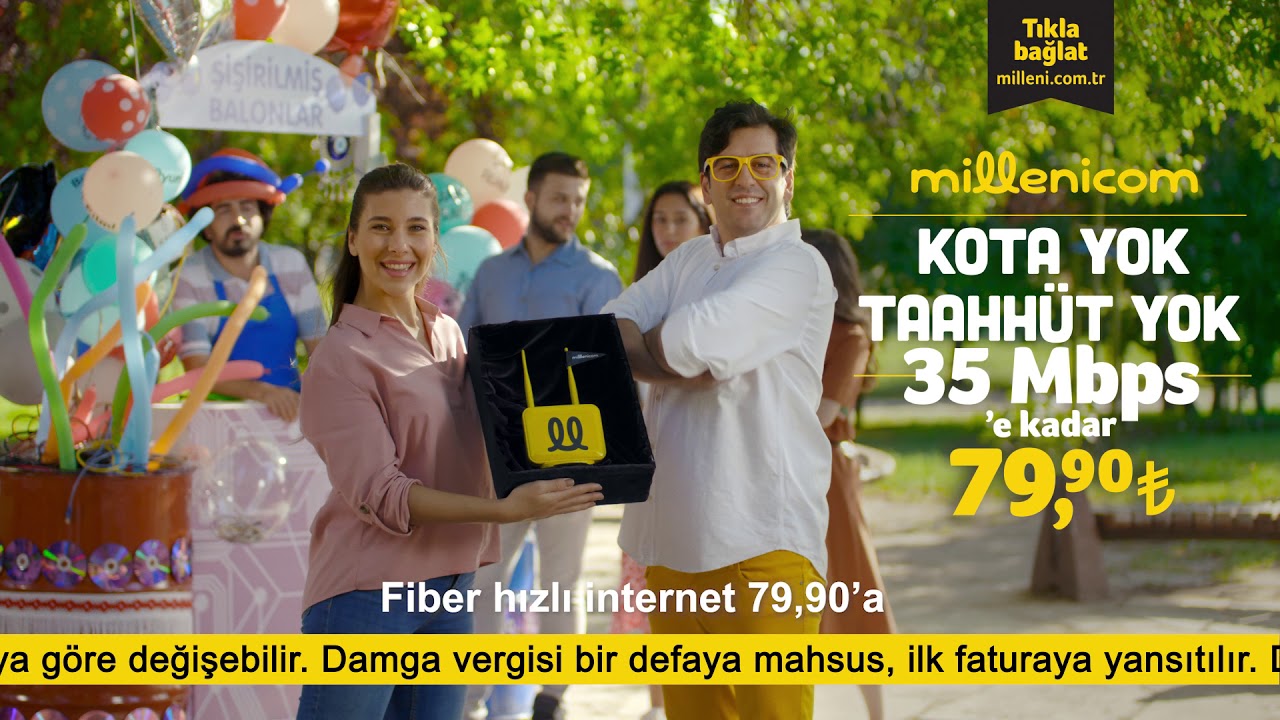 Millenicom&rsquo;dan 30 g&uuml;n bedava fiber hızında internet, kapış kapış acele et!