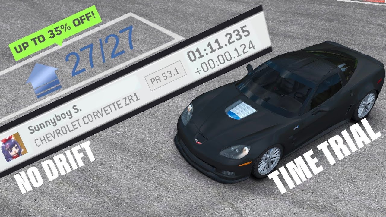 WTTT (Indianapolis Road Course) Chevrolet Corvette ZR1 (Full-Upgrade Tilt A Low-Steering Assist)