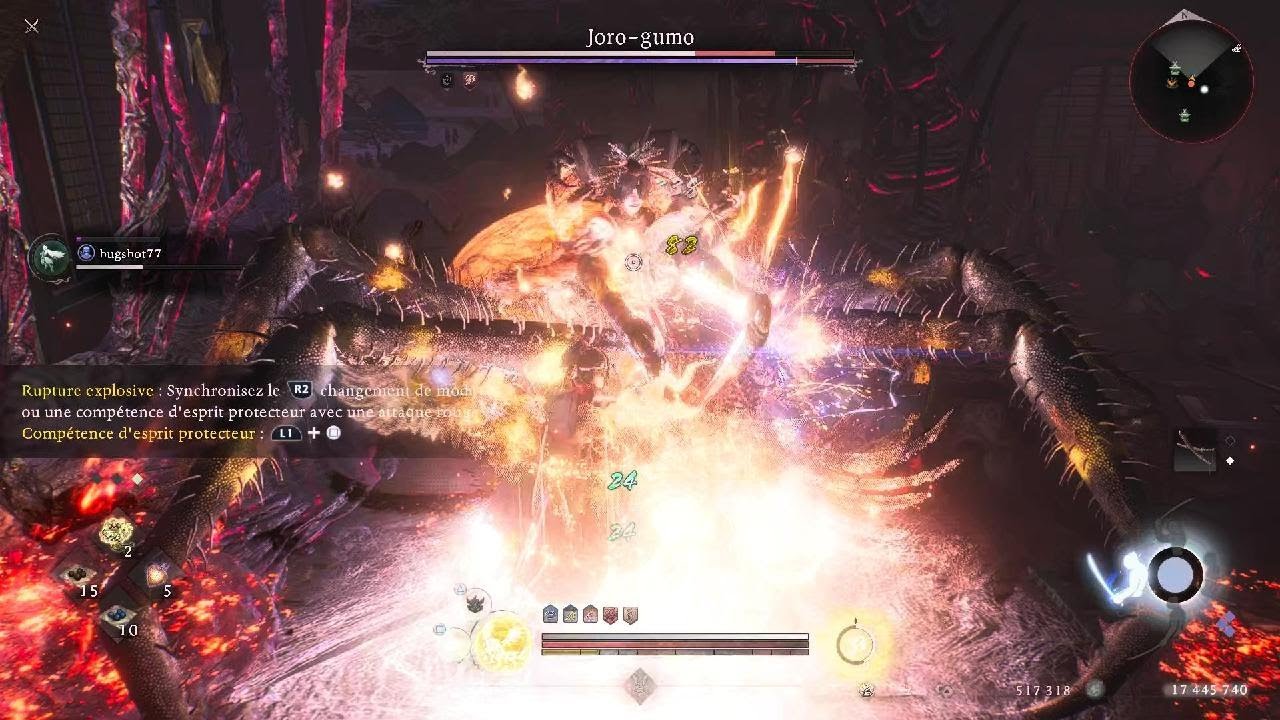 Nioh 3_Les secret de l'encens Yokaïs, les boss de fin, en NG+