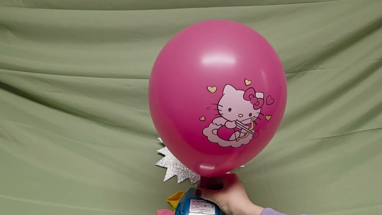 HELLO KITTY BALLOON INFLATION AND DEFLATION!!!