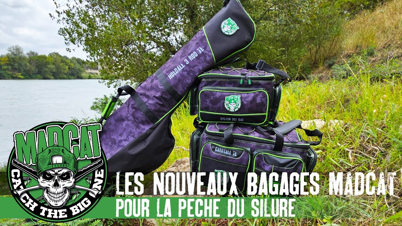 Nouveaux SACS de pêche pour la traque du SILURE au leurre, en bateau, float tube ou depuis la berge