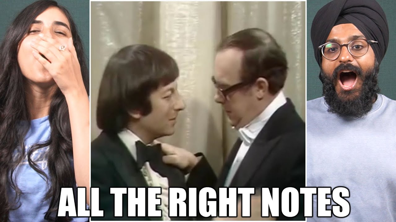 Indians React to Morecambe and Wise - Andre Previn (The full sketch)