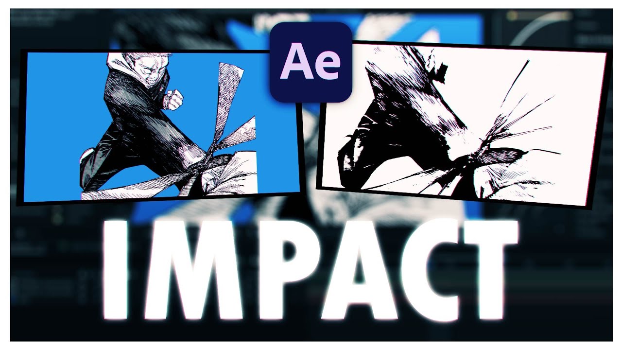 How I add IMPACT FRAMES to my MMVs | After Effects Tutorial