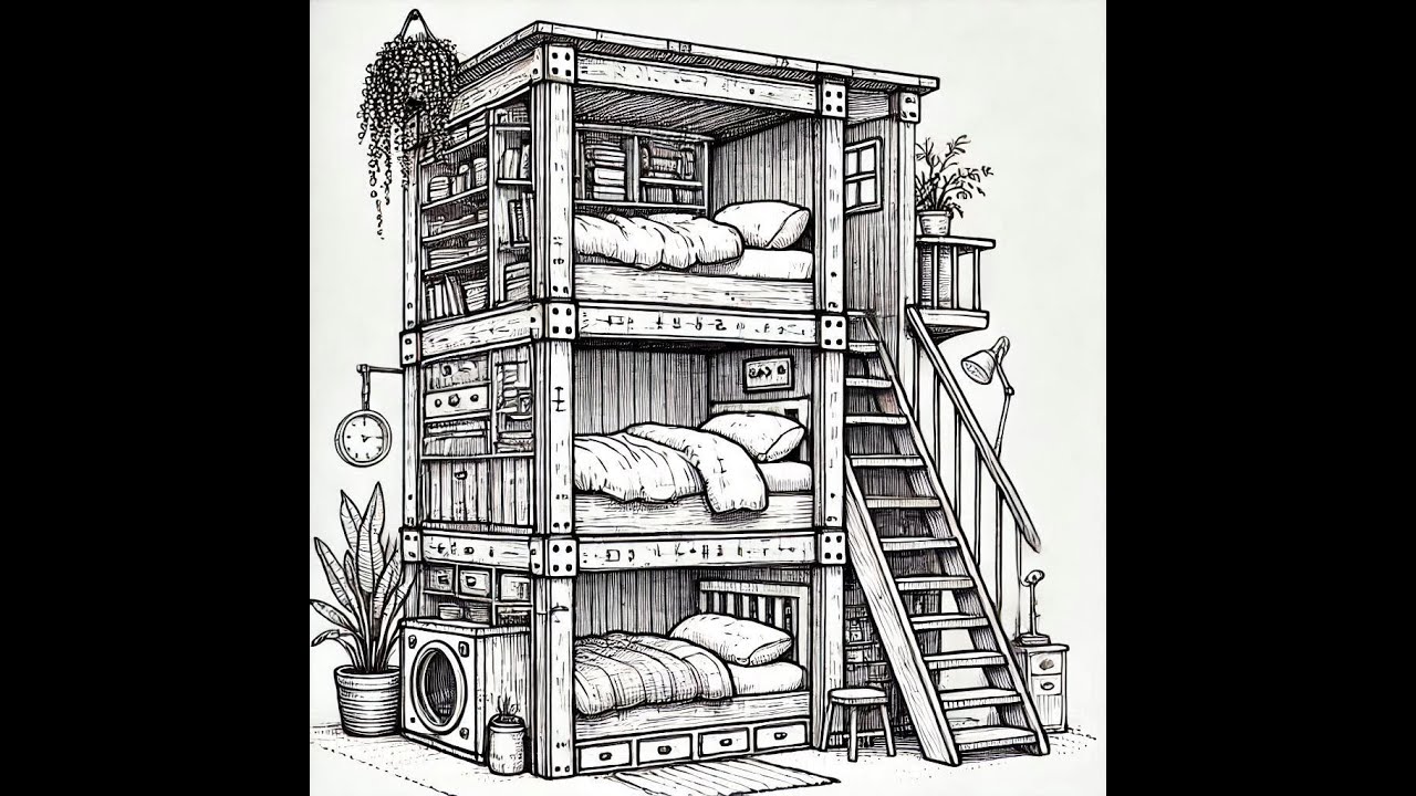 Fabriquer un Lit superposé GEANT