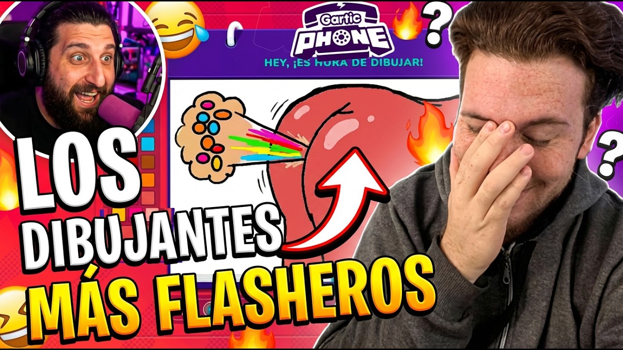 Cuando dibujás con Natalia… y todo se va al carajo 😂🎉| Gartic Phone