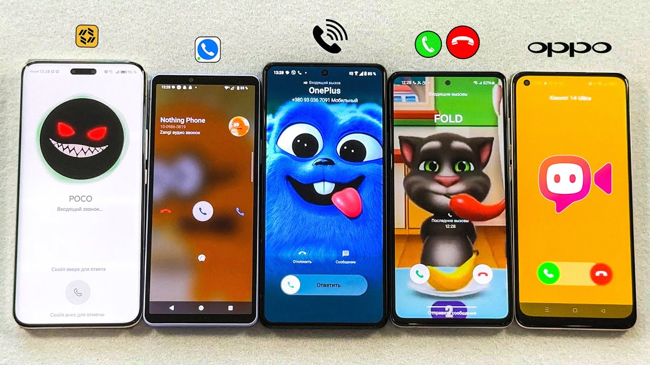 Honor Mag 6P + Sony Xp10V + ASUS Z11U + Samsung А53 + OPPO R7 Tawasal, Zangi, TruePhone, Justalk