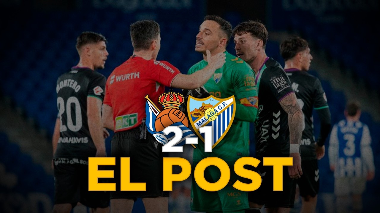 REAL SOCIEDAD B 2-1 MÁLAGA: OTRO LUNES NEGRO