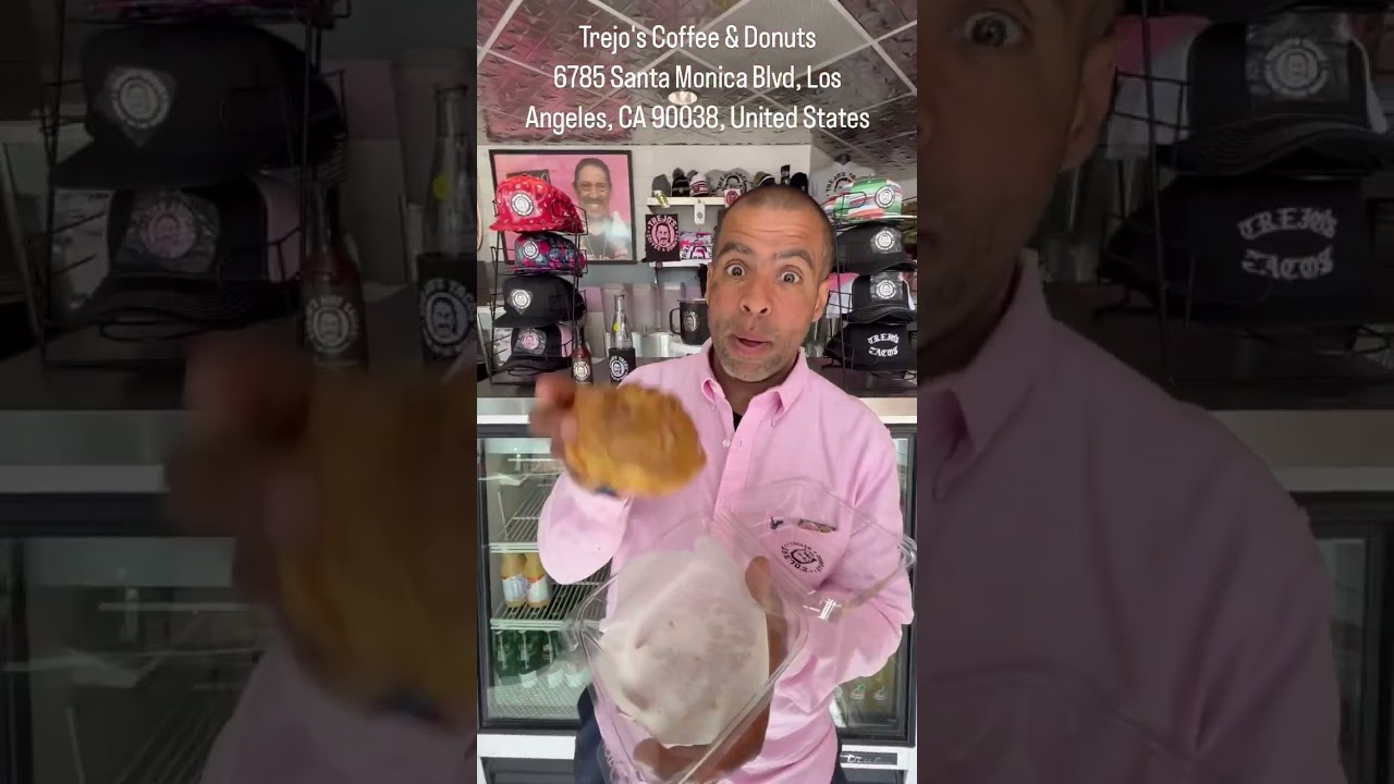 Maple donut with bacon #donuts #yummy #losangeles #dessert #youtubeshorts #tasty