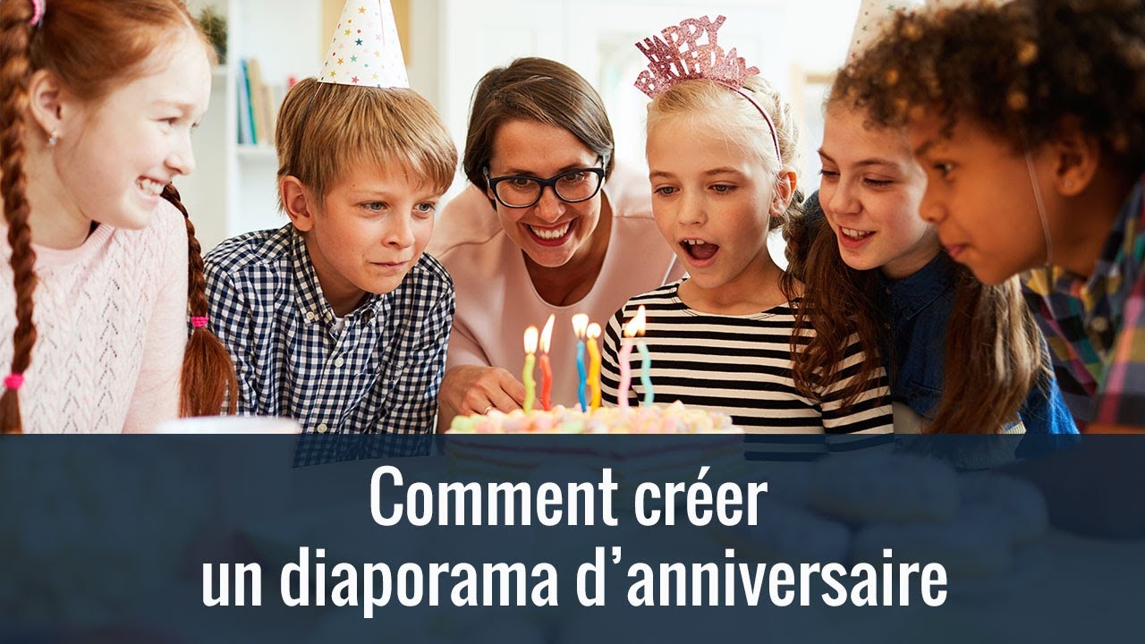 Comment créer un diaporama d’anniversaire avec photos 📷 musique 🎵 clips vidéo 🎥