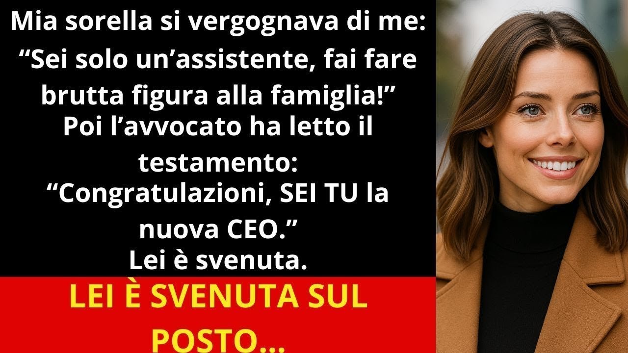 Mia zia milionaria mi ha lasciato l’azienda  Mia sorella ha avuto lo shock più grande di sempre