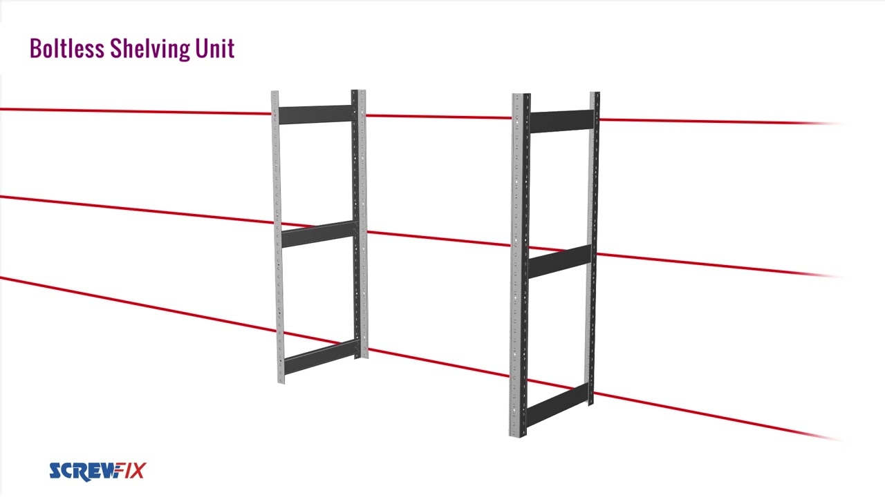 Metal Garage Shelving Unit | Screwfix