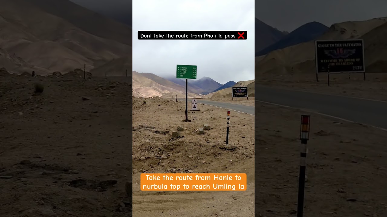 Hanle to Umling la pass via Nurbula Top ⛰️ #lehladakh #ladakh2025 #dailyupdates #latest