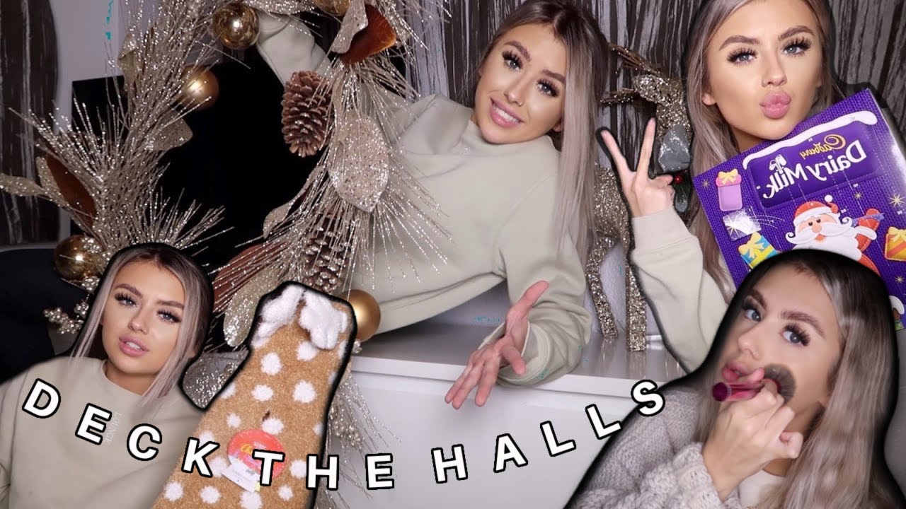 GET FESTIVE WITH ME & TESTING NEW MAKEUP | Its KINDA vlogmas