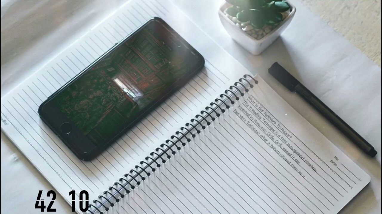 Study Ambience | POMODORO 50/10 Study Session | ASMR for focus | Coffee place ambiance