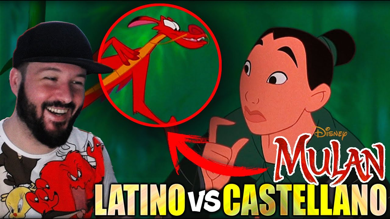 🇪🇸ESPAÑOL REACCIONA a MULAN DOBLAJE LATINO vs ESPAÑOL 😲 OptimoOdin